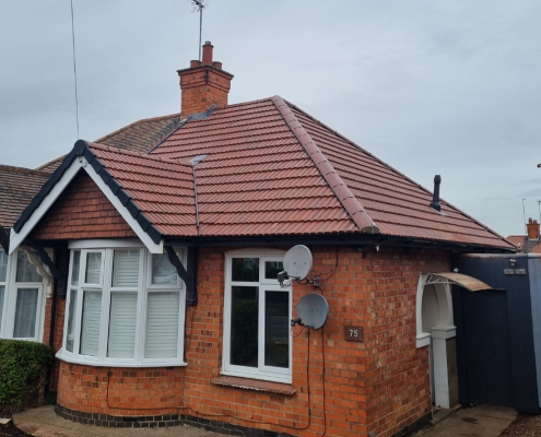 New roof Castle Donnington